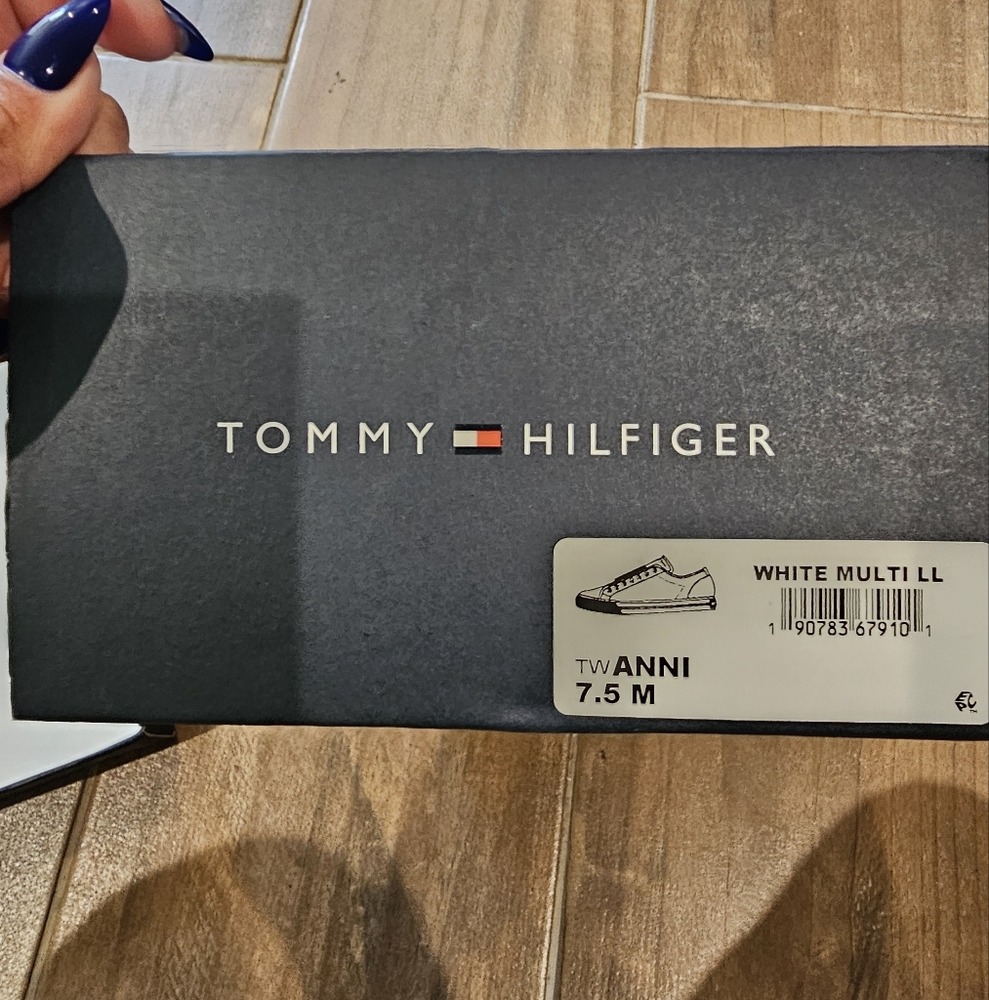 Tommy Hilfiger White Multi Sneakers